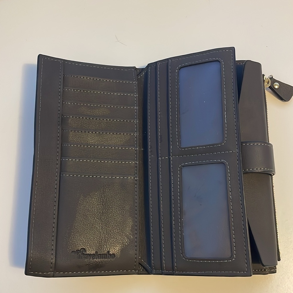 NWOT Travelambo Black Wallet - Picture 4 of 5